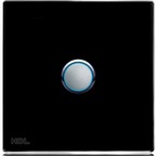 1-клавишная кнопочная Smart панель, LED индикация, EU стандарт (без шинного соединителя HDL- MPPI.48)