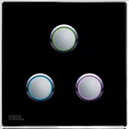 3-клавишная беспроводная кнопочная Smart панель, EU стандарт.