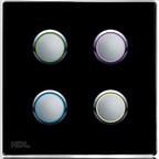 4-клавишная беспроводная кнопочная Smart панель, EU стандарт.