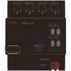 DIN реле, 4-канальное, 10A на канал, KNX