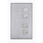 4-клавишная металлическая панель (KR)