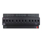 DIN реле, 12-канальное, 16A на канал, KNX