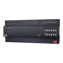 DIN контроллер моторизованных штор, жалюзи, роллет на 6 каналов, 10А